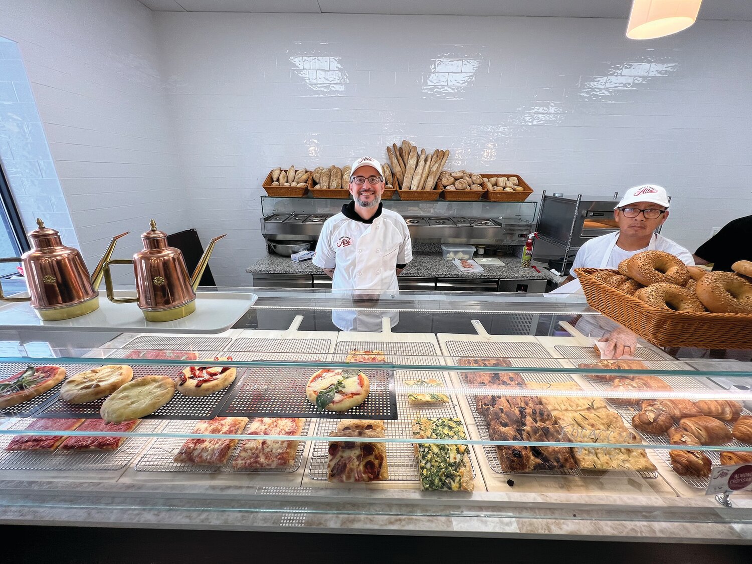Savory focacci, pizza, croissants and more are among the many offerings at the new Alto Bakery & Caffé in Warminster.