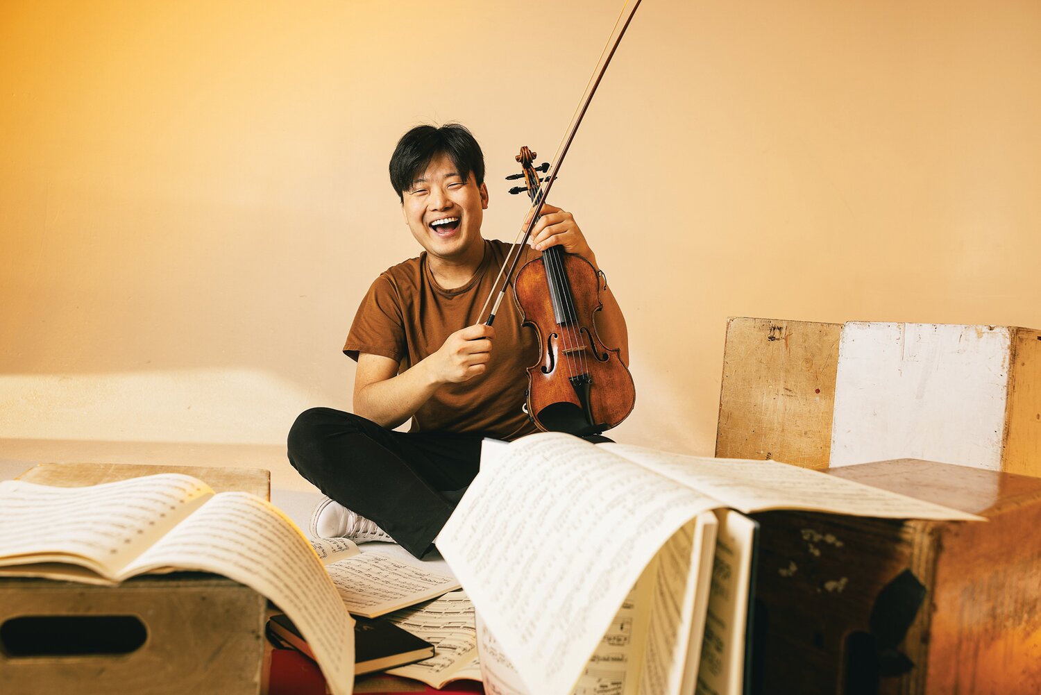 Violinist Siwoo Kim will perform in Concordia Chamber Players’  “The WolfganG” concert.