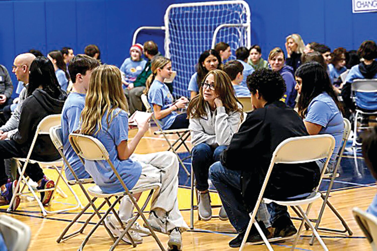 New Hope-Solebury Middle School’s Challenge Day consisted of large and small group activities for students, teachers, and staff.