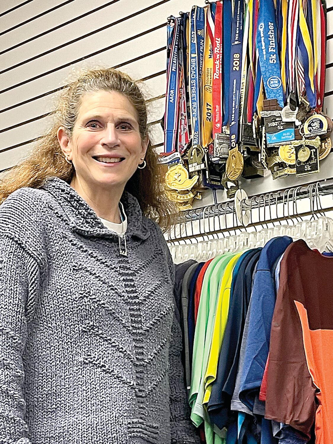 Hilary Goodman has competed in hundreds of races, including 40 marathons.