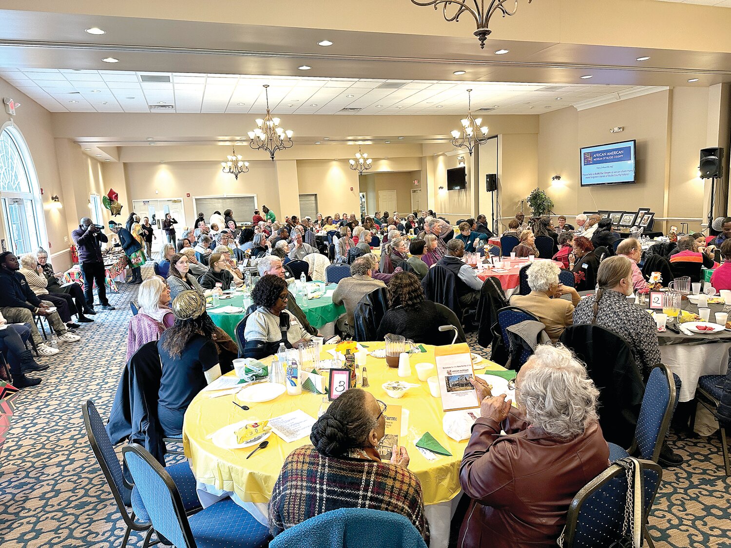More than 150 people attend a “lunch and learn” celebrating African American History in Bucks County. The event was hosted by two local churches.