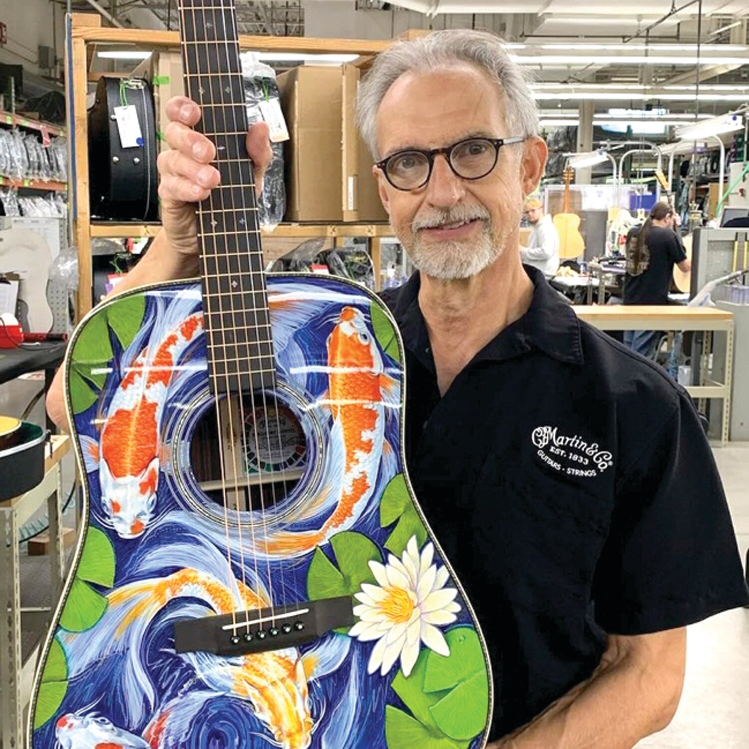 Robert Goetzl is an award-winning illustrator and cousin of C. F. Martin & Co. Executive Chairman Chris Martin IV. Goetzl, who has worked with the company on various guitar and museum-related projects since 2008, has been elected to the company’s board of directors.