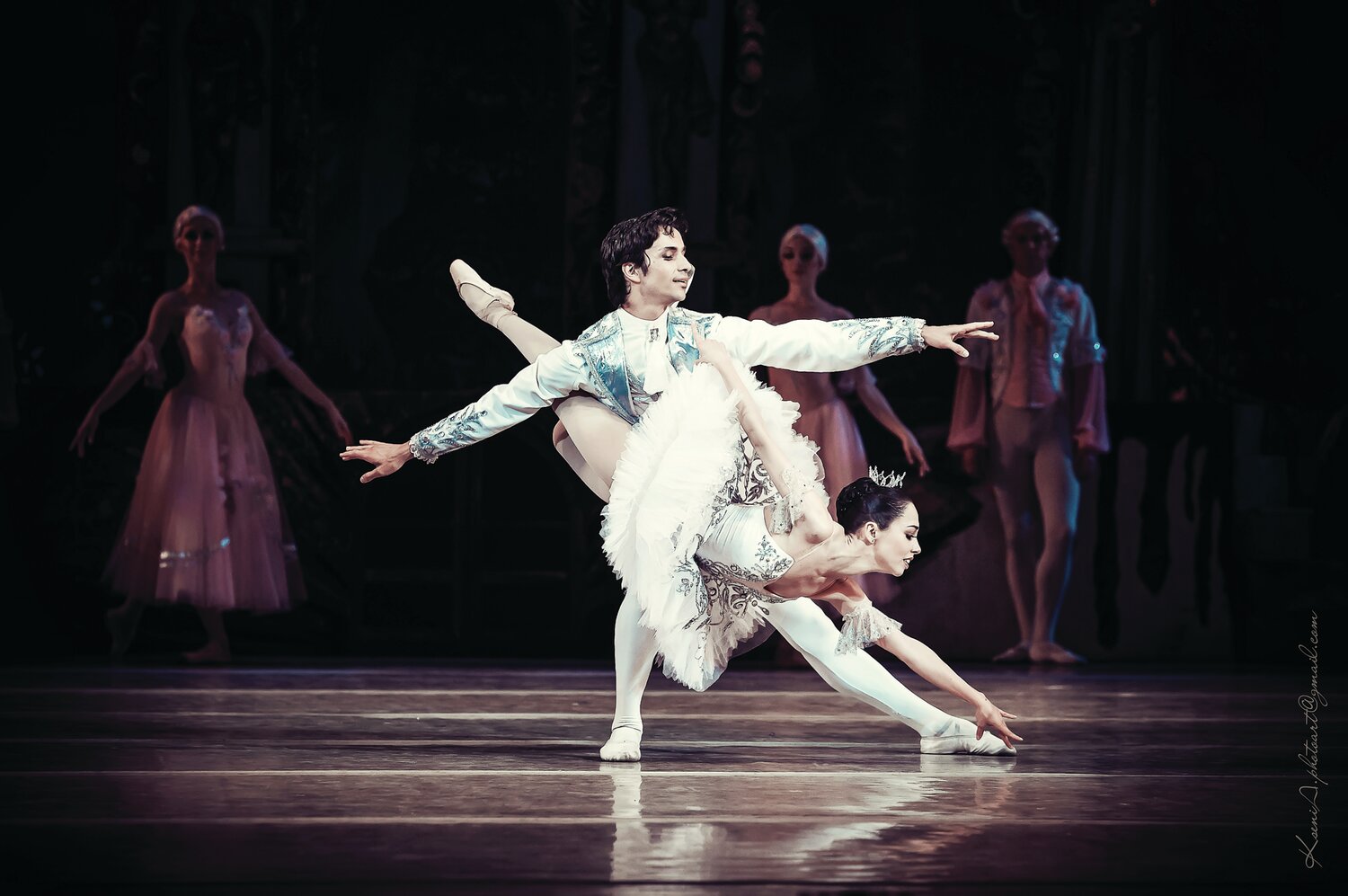 People’s Artists of Ukraine Kateryna Kukhar and Oleksandr Stoianov will perform “Giselle” for one night only at Patriots Theater at The War Memorial.