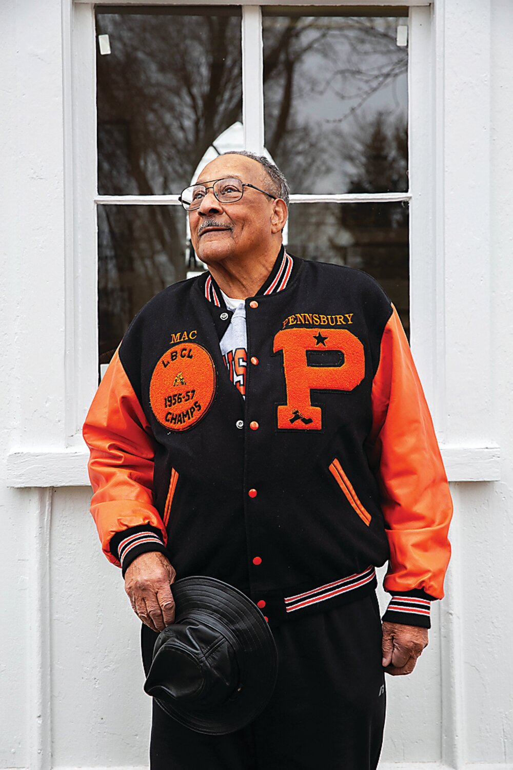 Frank McIntyre Sr., a former resident of Yardley’s South Canal Street, stands outside of Gather Place Museum, formerly the African Methodist Episcopal (A.M.E.) Church of Yardley.