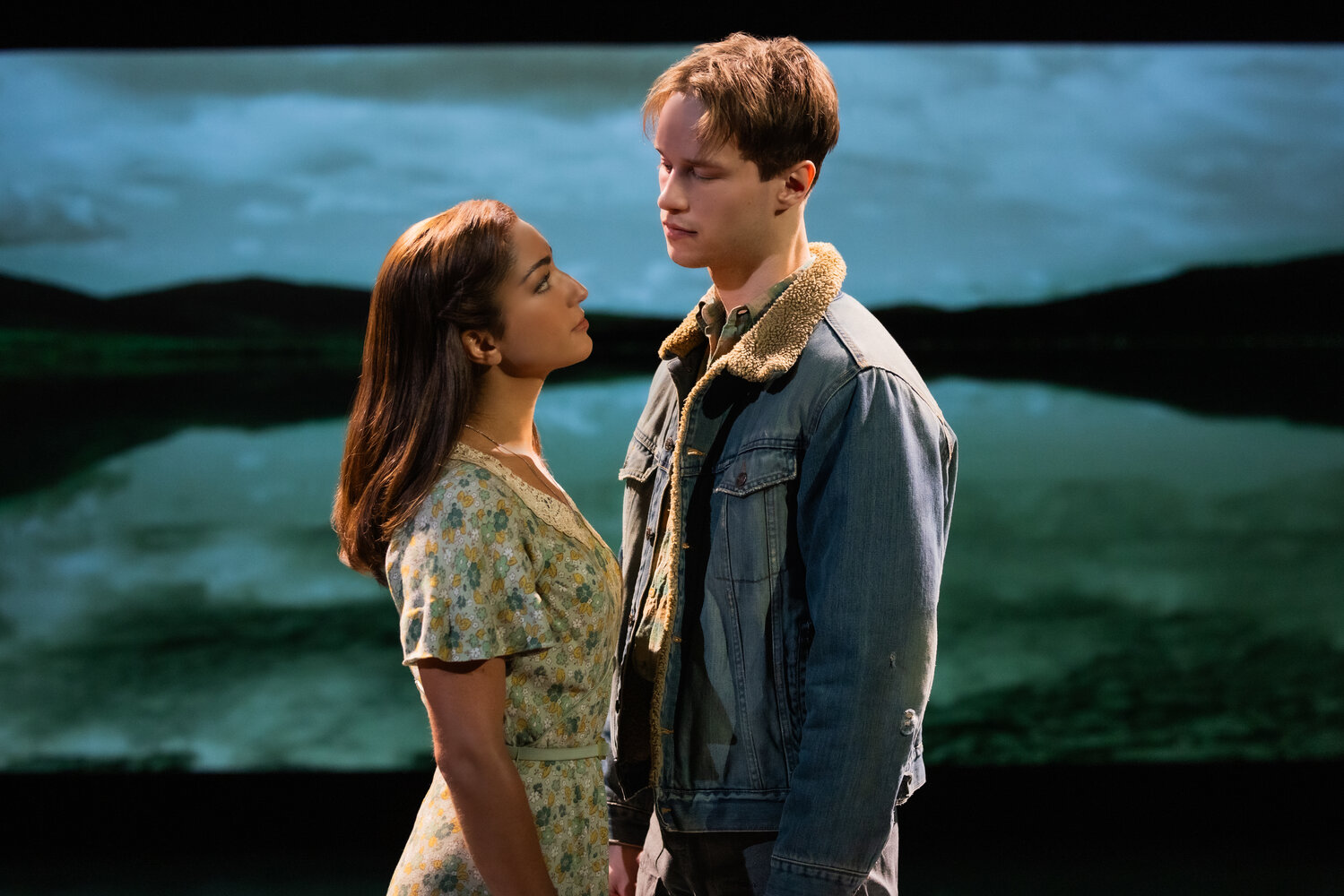 Chiara Trentalange, Upper Southampton native, and Ben Biggers share the stage in the “Girl From The North Country”  on its North American Tour.