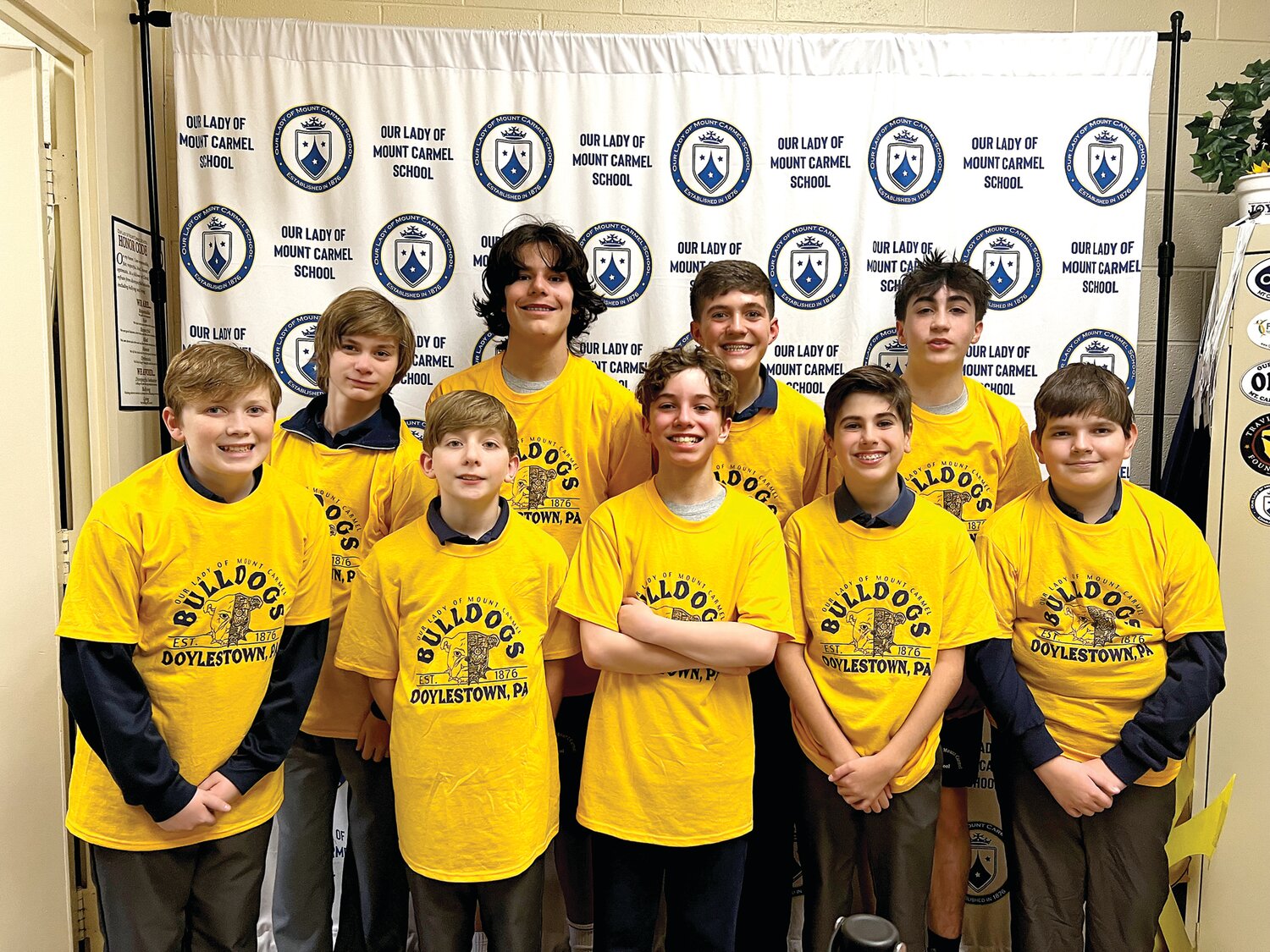 The Bionic Bulldogs will represent Our Lady of Mount Carmel School in the 2023-24 First Lego League Pennsylvania State Championships.