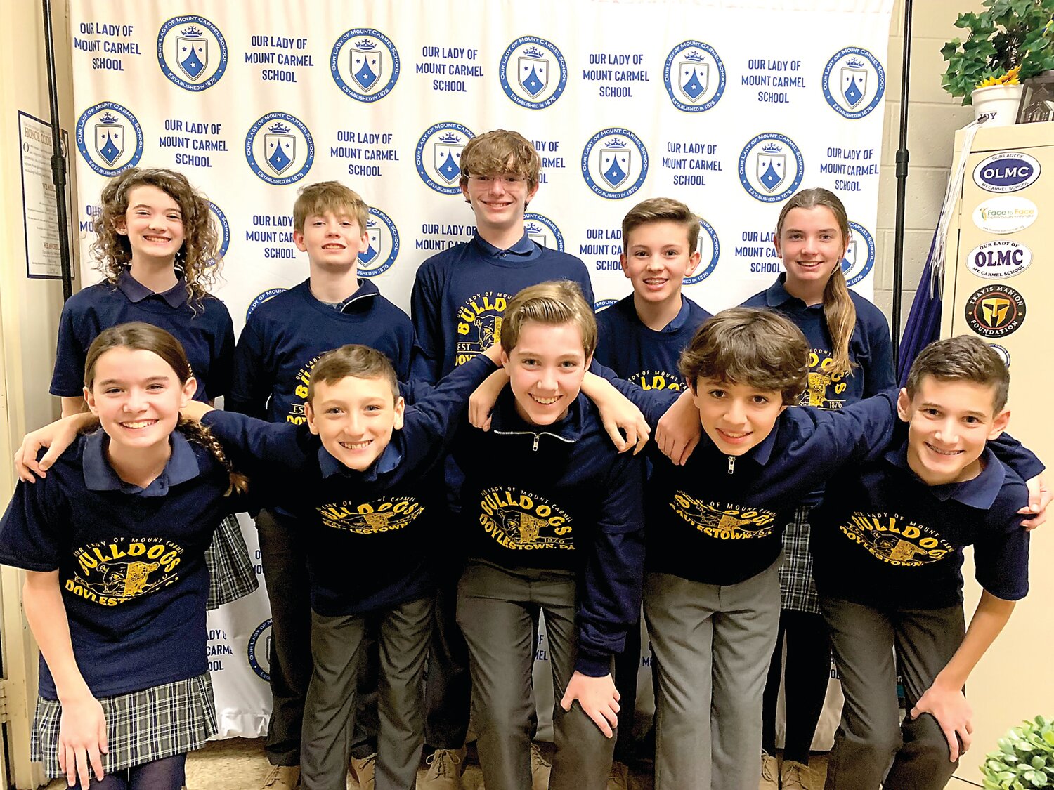 The Bionic Bulldogs from Our Lady of Mount Carmel School.