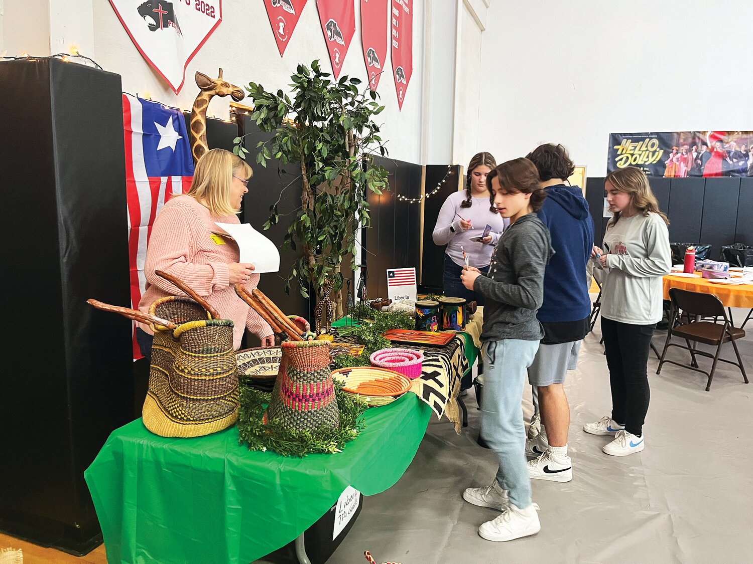 Plumstead Christian School students explore diverse cultures at its annual international festival last month.