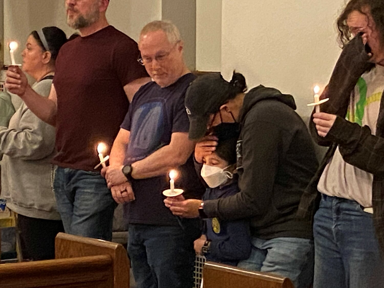 Attendees at a vigil at the Rainbow Room in Doylestown remembered the life of Oklahoma teen Nex Benedict and drew attention to the need to address the bullying of non-binary teens in Bucks County and beyond.