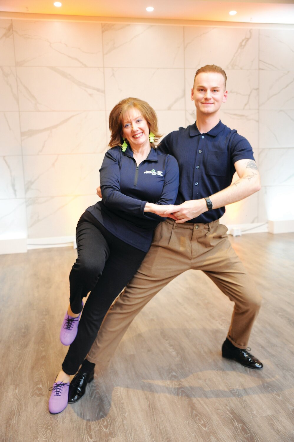 Jeane Vidoni and dance partner Ilye Golovanov.