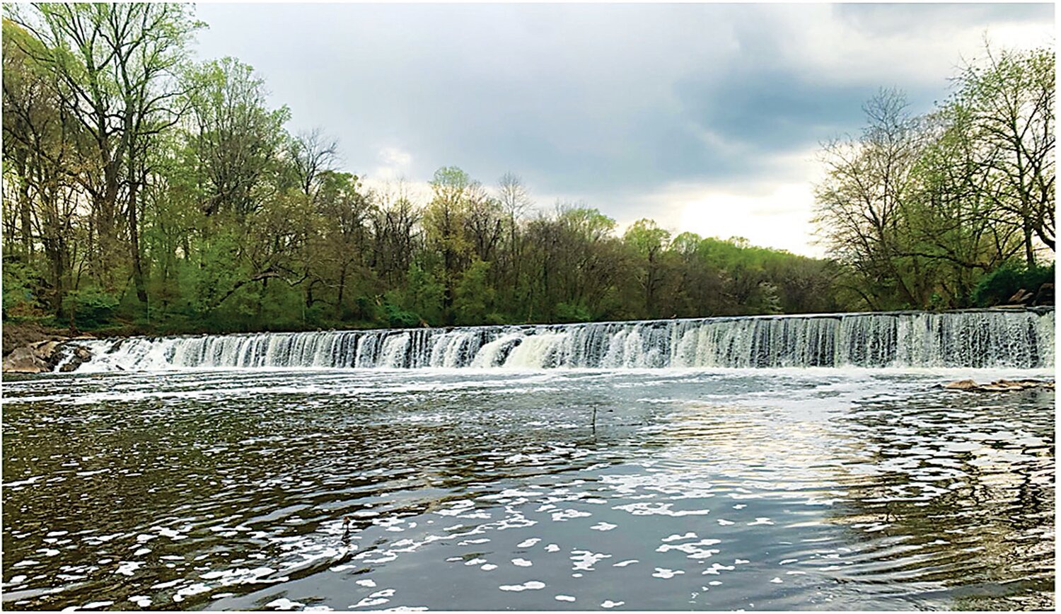 The first dam across the Neshaminy Creek created a steady source of power for early mills built on its banks.