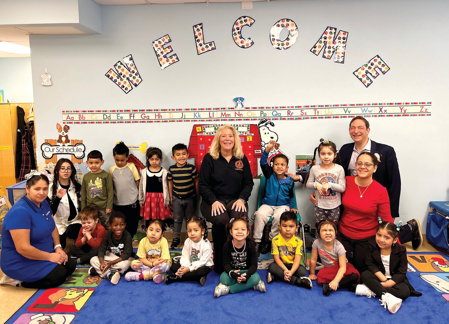 Hunterdon County Deputy Director Susan Soloway visited the Norwescap, Early Head Start Center, in Ringoes, N.J., on March 4 to read a book to students in celebration of Read Across America Week. Soloway enjoyed dancing and singing with pre-kindergarten children and read the story, “Old Hat New Hat,” by Stan and Jan Berenstain.
