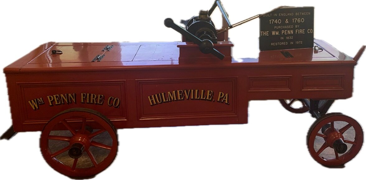 In 1832, the William Penn Fire Co. purchased the “Billy Penn Pumper,” which it still has today.
