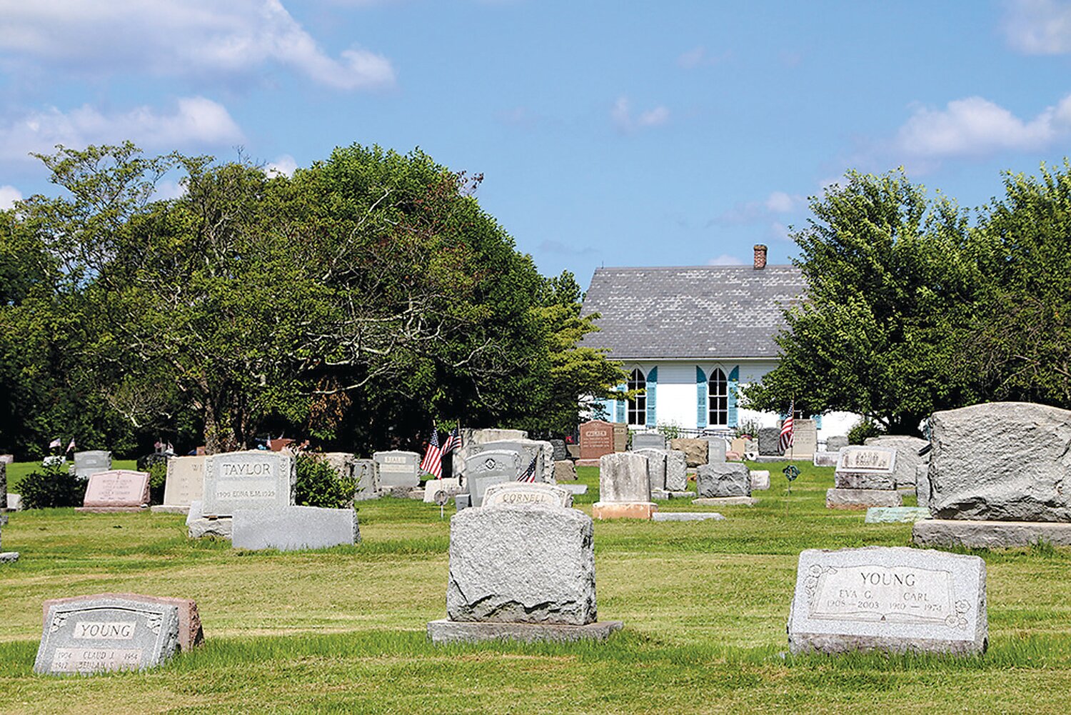 Beulah Cemetery is located at the intersection of Upper State and Almshouse roads.