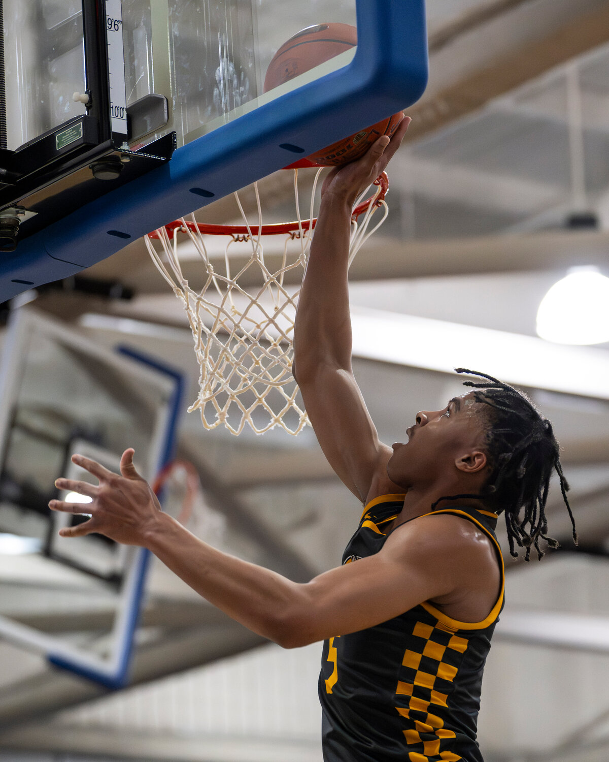 Archbishop Wood’s Josh Reed with an easy layup in the third quarter.