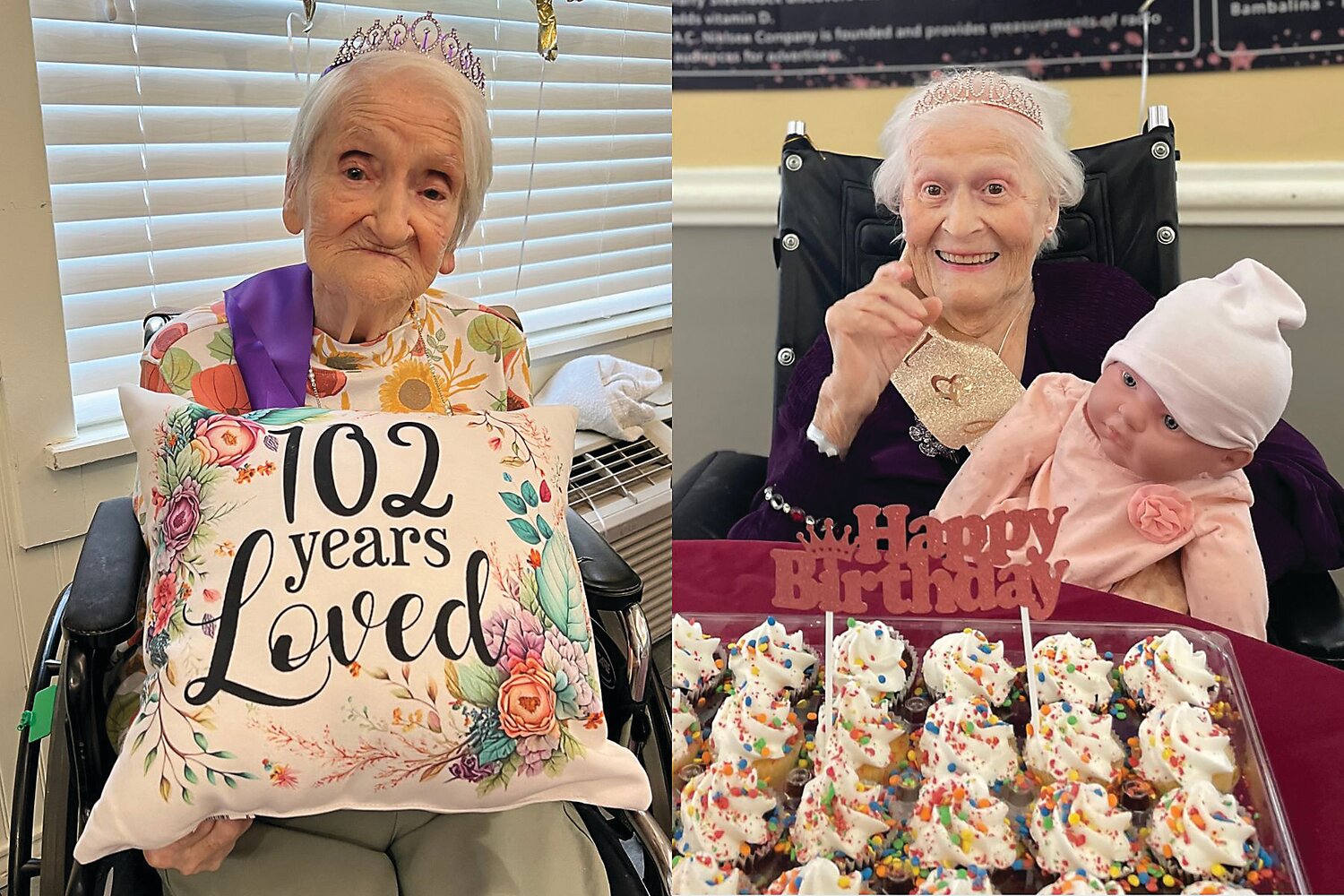 Oxford Rehabilitation & Healthcare Center in Langhorne recently celebrated the birthdays of Laura “Babe” Sidman and Dorothy Yelenchic, who turned 102 and 101, respectively.