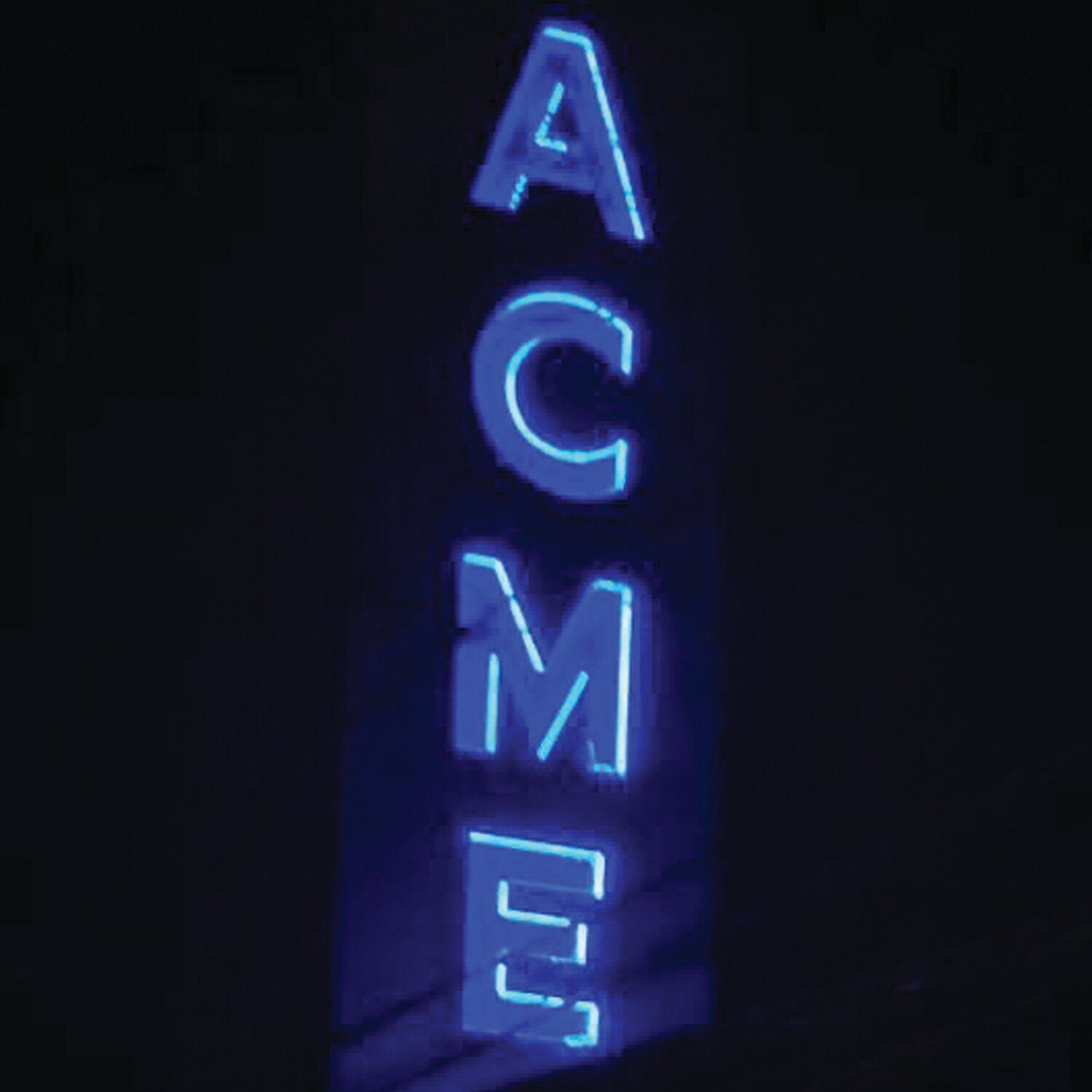 The neon sign at the screening room in Lambertville is shown.