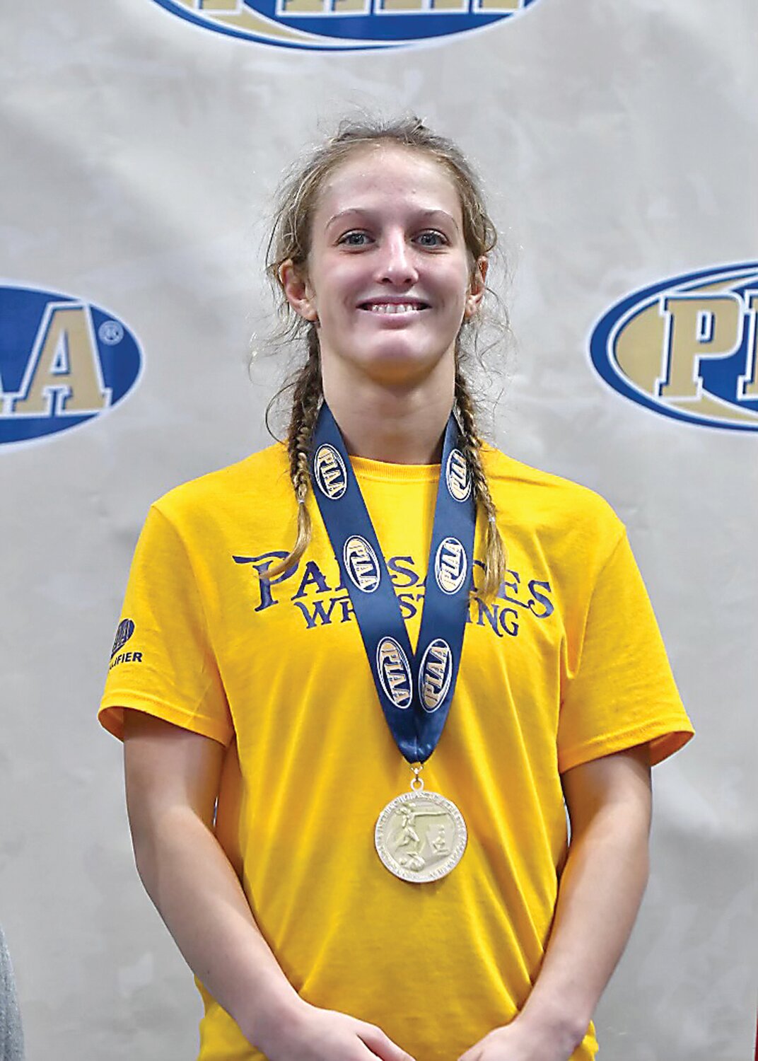 Palisades junior Savannah Witt made history earlier this month when she became the first PIAA girls wrestling champion in the 118-pound weight class.