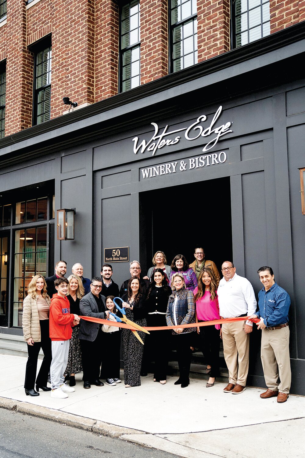 An official ribbon cutting for Waters Edge Winery & Bistro was held March 7.