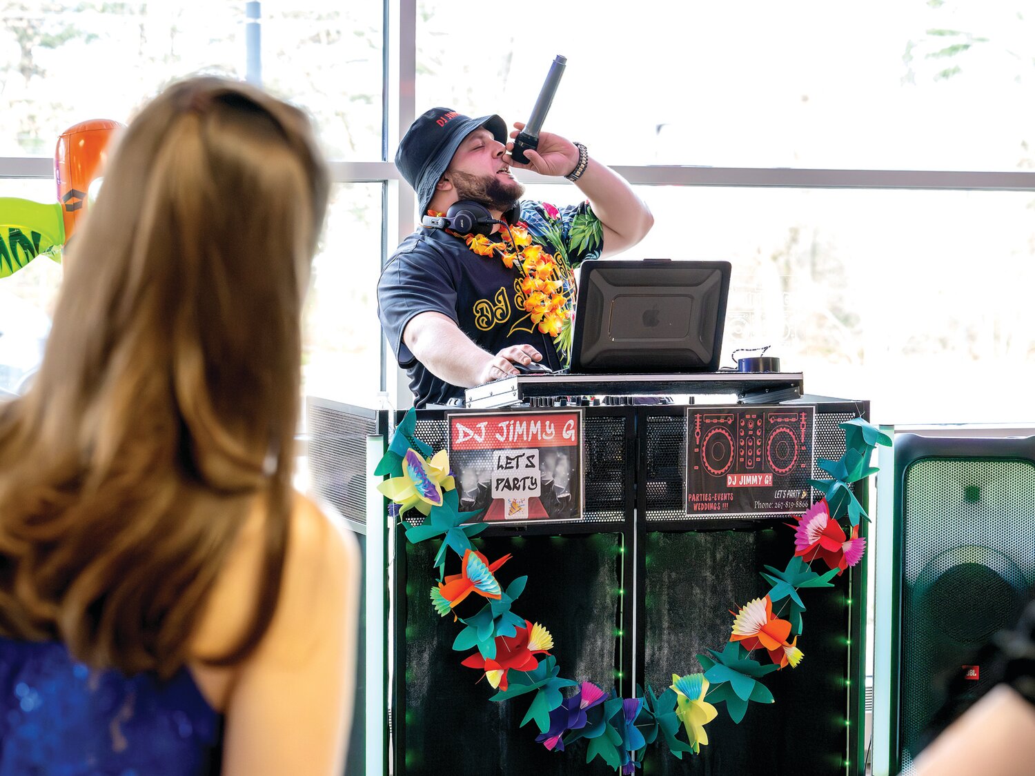 DJ Jimmy G (Jim Gallo) played tunes that kept students and parents on their feet and on the dance floor during Central Bucks East High School’s first Unified Prom March 15.