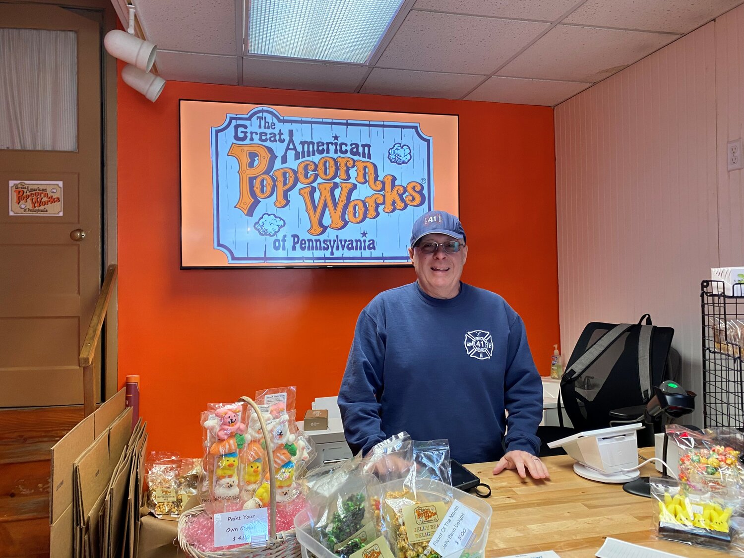Scott Fleischer just opened The Great American Popcorn Works with his twin brother Steve in Doylestown Borough. It’s the business' second location. The first is in Telford.