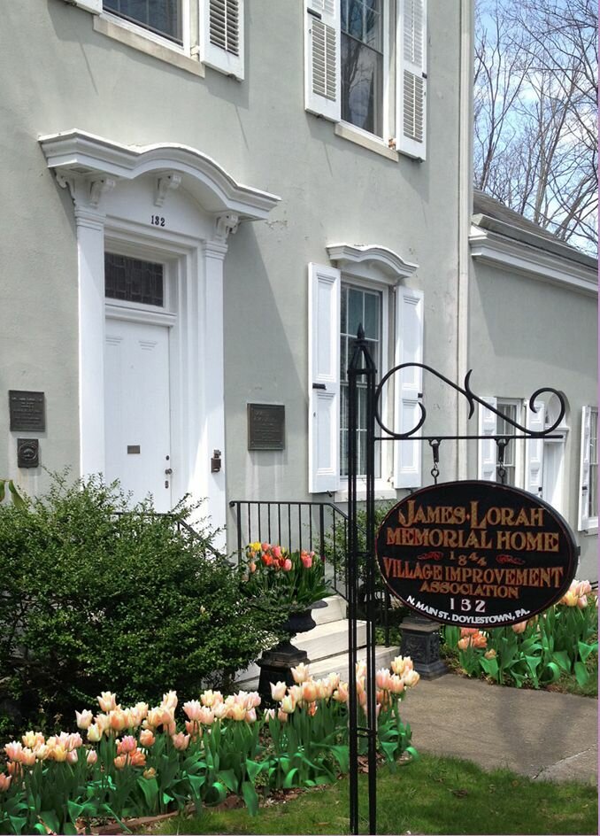 The Village Improvement Association’s James-Lorah Memorial Home in Doylestown.