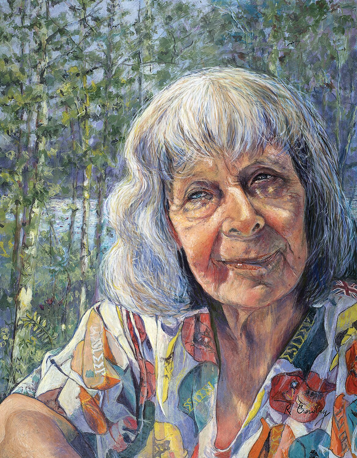 “Miriam,” an egg tempera painting by Robin Crowley, was recently shown at the Phillips’ Mill Members Art Show. In May, 2025, Souderton’s Generations of Indian Valley will host a solo show of Crowley’s work.