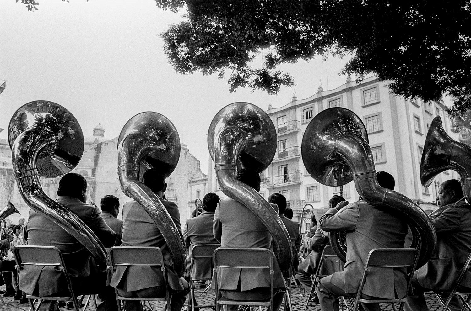 An Honorable Mention was awarded to “The Band, Oaxaca,” a photograph by John Slavin, who received a $150 gift certificate to Jerry’s Artarama of Lawrenceville, N.J.