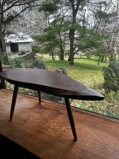 The “Wepman” American black walnut table designed by Mira Nakashima of Nakashima Woodworkers in Solebury and commissioned by the U.S. government as a gift to Japanese Prime Minister Fumio Kishida as he attended a state dinner in Washington, D.C. April 10.