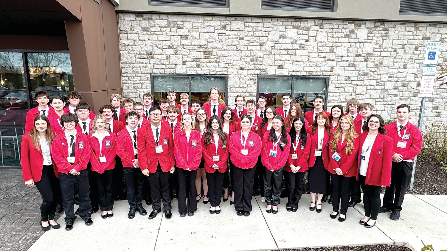 Forty-one students represented Middle Bucks Institute of Technology at the 2024 SkillsUSA State Competitions.