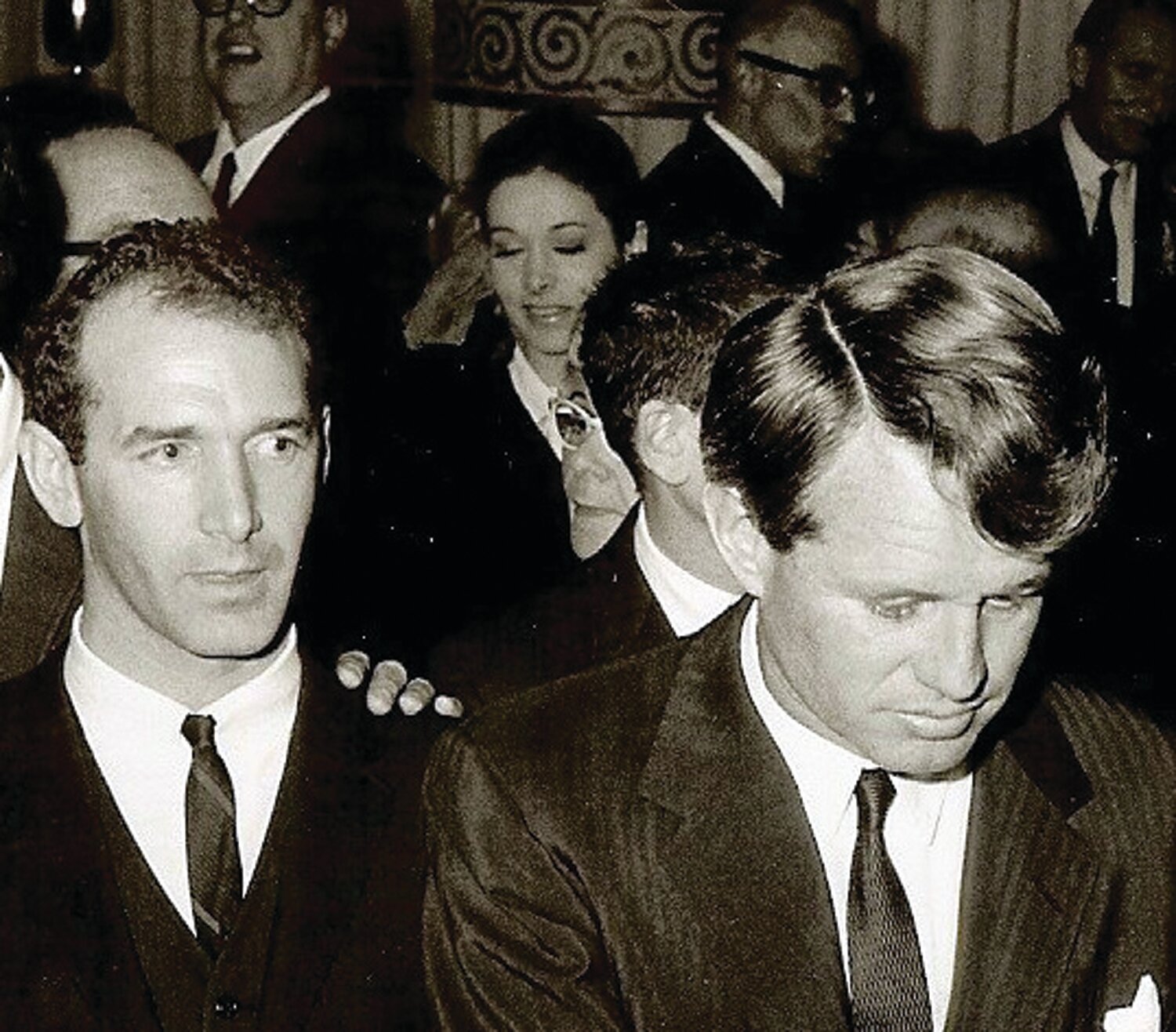 Norval Reece, left, with Bobby Kennedy in 1967.