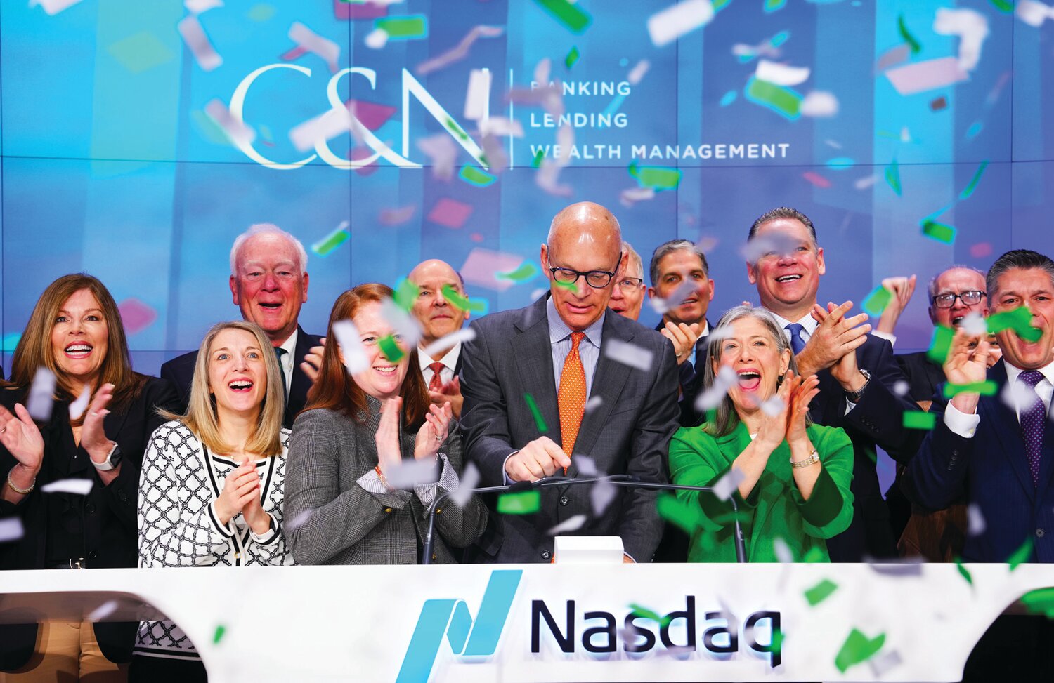 Celebrating 160 years, C&N rings the NASDAQ opening bell on March 22.