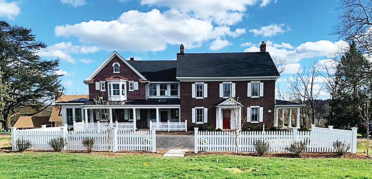 The main house at Sycamore Lane Farm in Hilltown Township is part of a property that’s been in the Rubel family for more than 60 years.