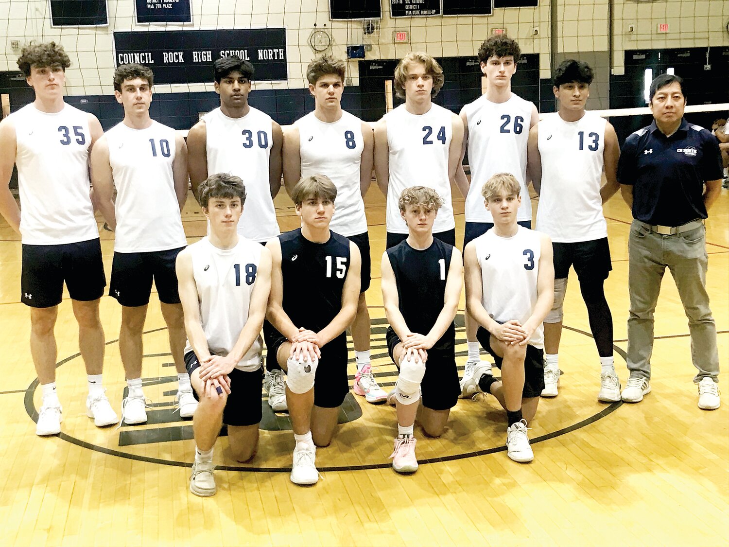 The Council Rock North boys volleyball team defeated Cheltenham 3-0 Tuesday.