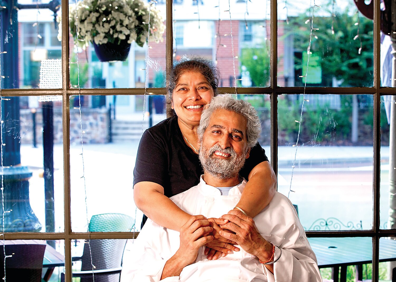 Guru’s Indian Cuisine owners Ashni “Baba” Kumar and Priya Guru.