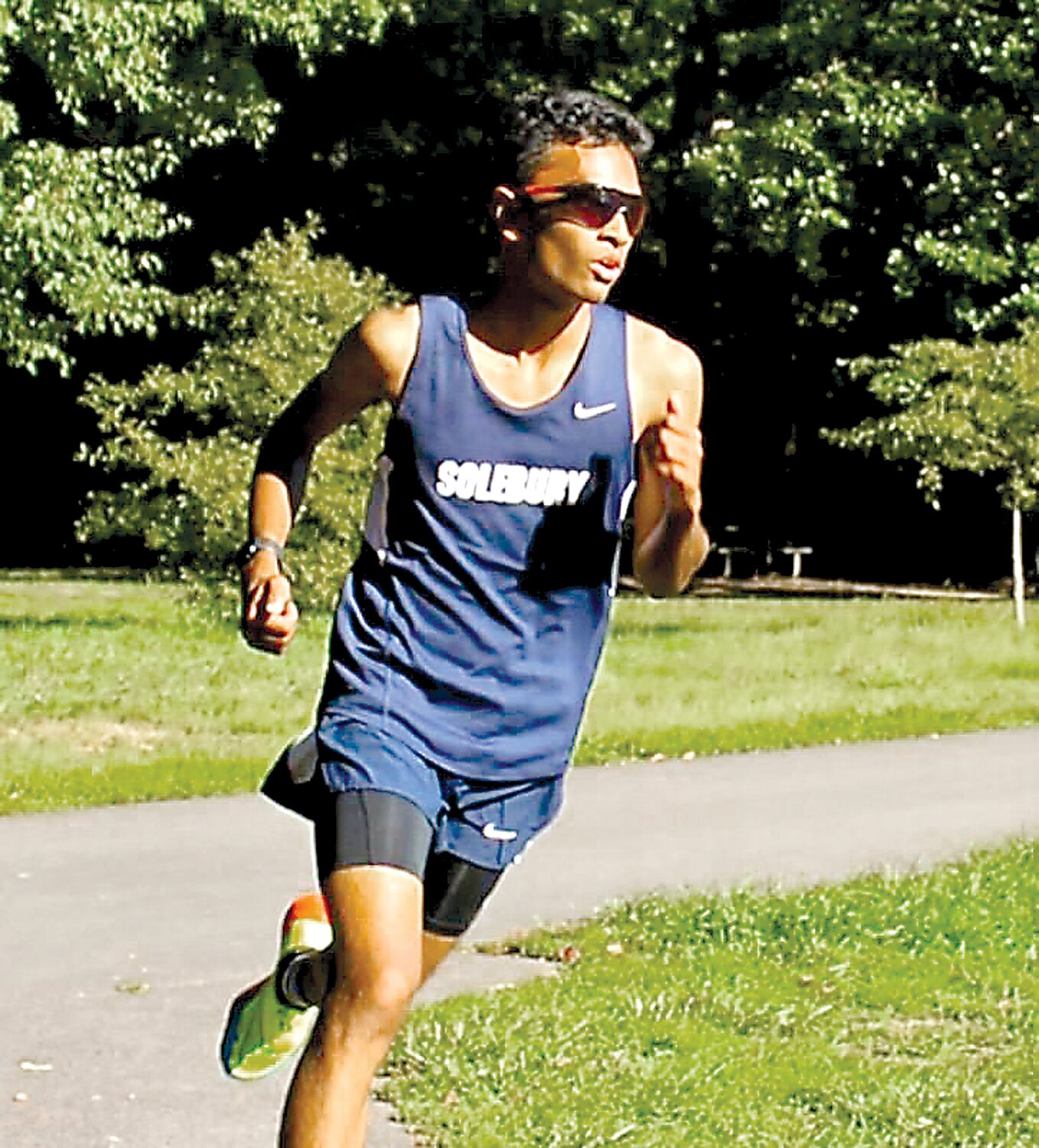 Solebury senior Aum Desai, a Columbia-signee, hopes to add to his four gold medals at the May 20 PAISAA state championships.