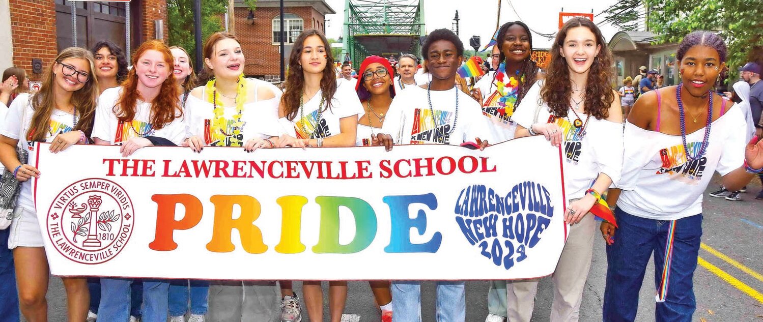 The Lawrenceville School community shows its Pride.