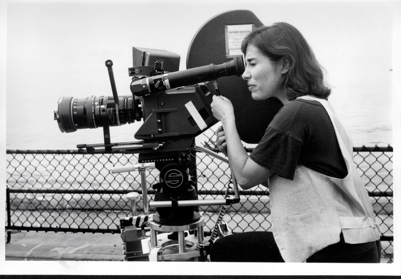 Susan Seidelman works the camera in the 1980s.