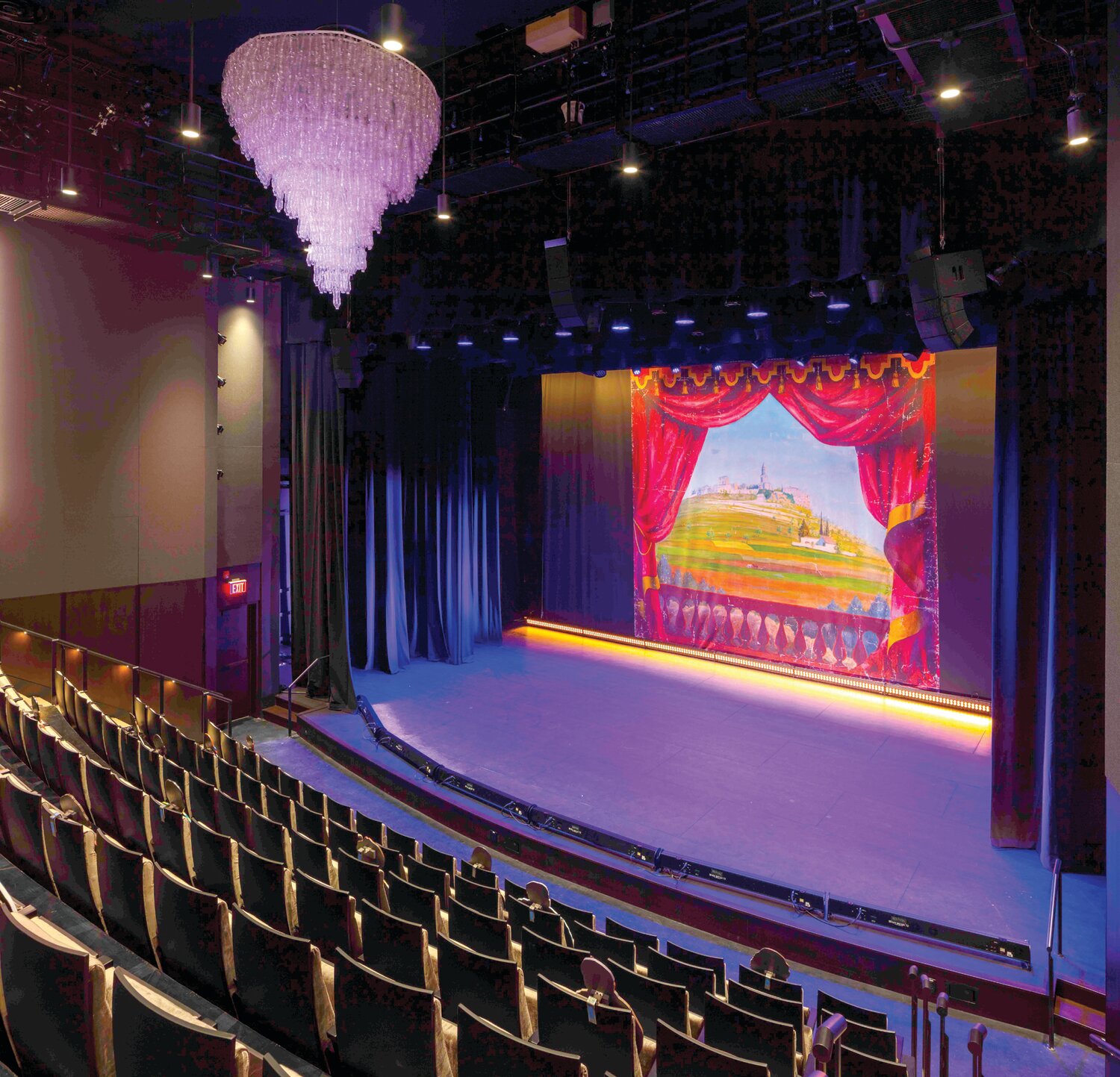 The 162-seat McDonnell Theater offers an intimate, yet state-of-the-art performing arts space at ArtYard in Frenchtown.