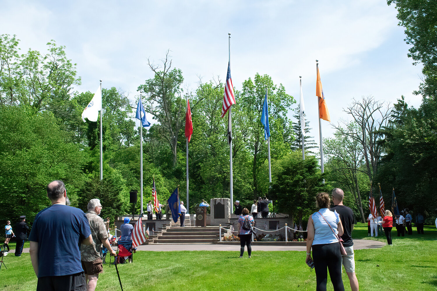 The Sellersville Memorial Day service was held at the Veteran’s Memorial in Lake Lenape Park.
