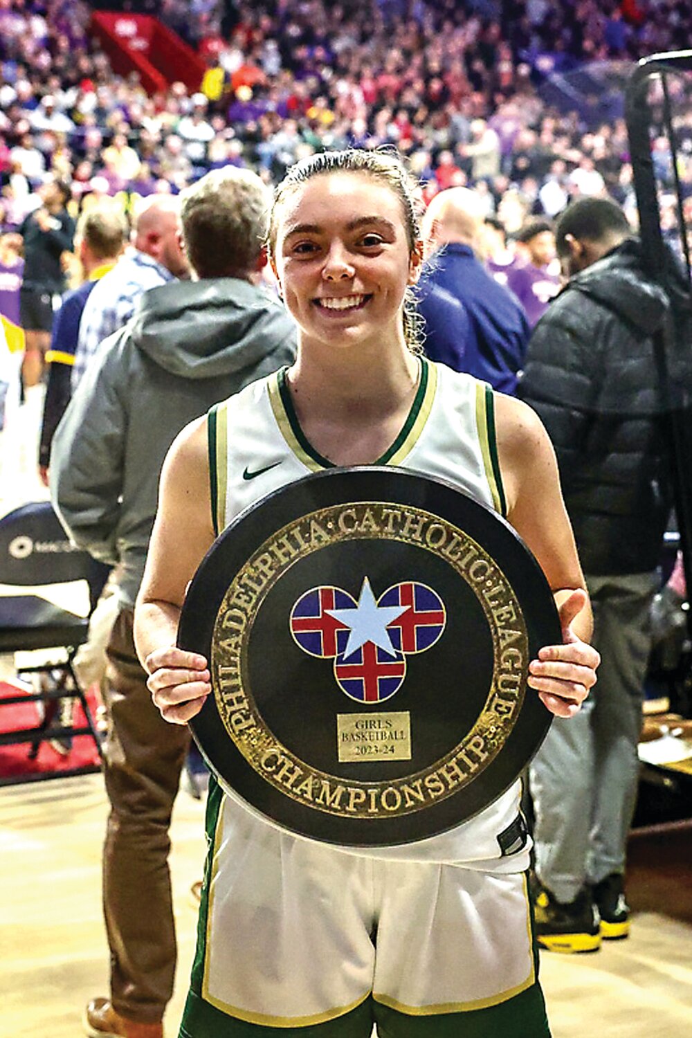Archbishop Wood’s Ava Renninger scored her 1,000 career point while helping lead the Vikings to double overtime victory in the Philadelphia Catholic League final in February.