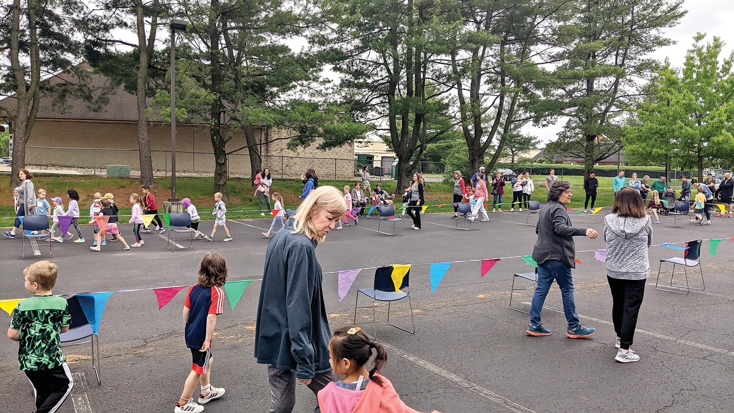 Woodside Christian Preschool students and teachers participate in the school’s Walk A Thon, which raised over $6,000 in support of The Kelly Anne Dolan Memorial Fund and the Mandevu Community School in Zambia.