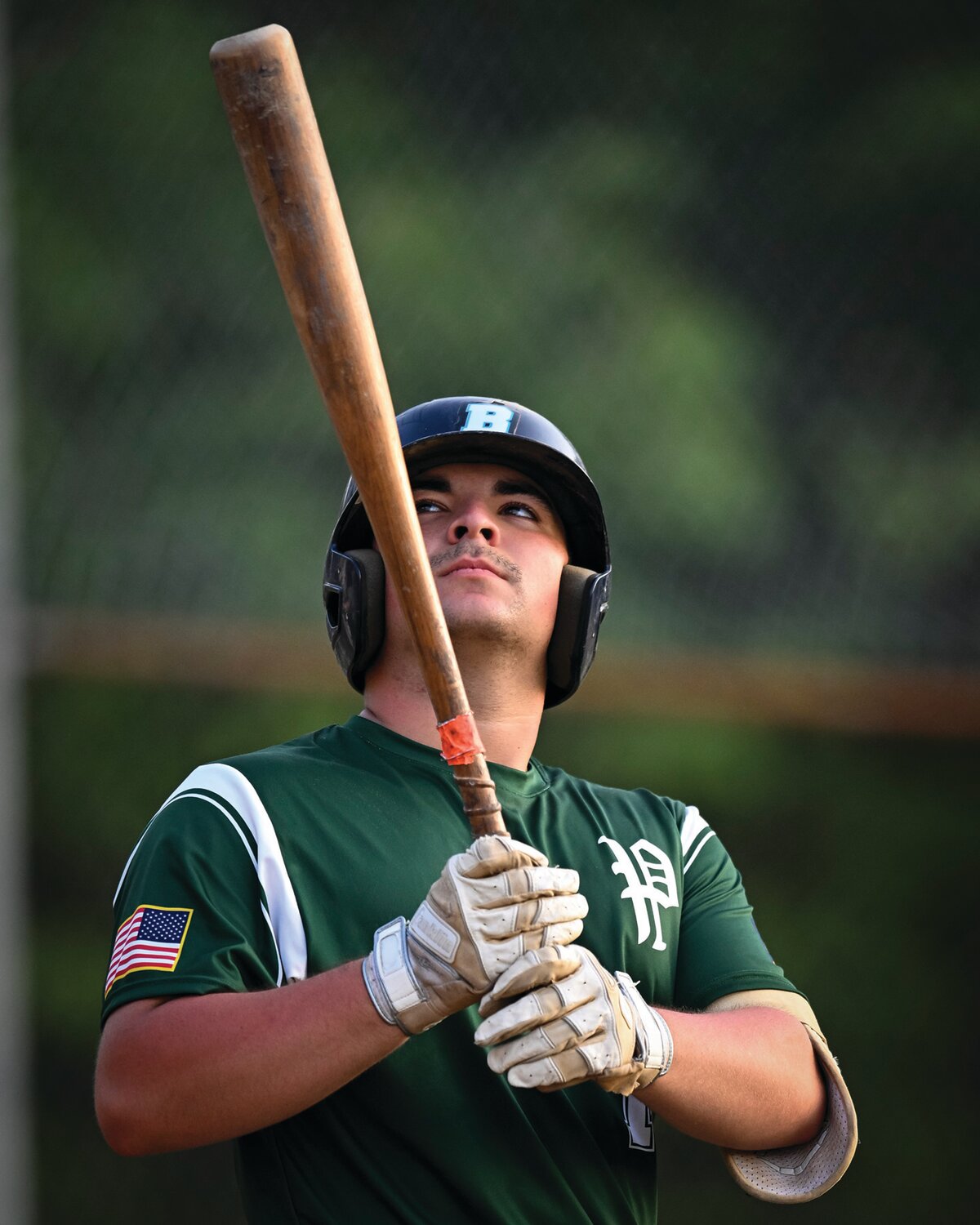 Pennridge’s Joey Ruggiero warms up before his at-bat in the fourth inning.