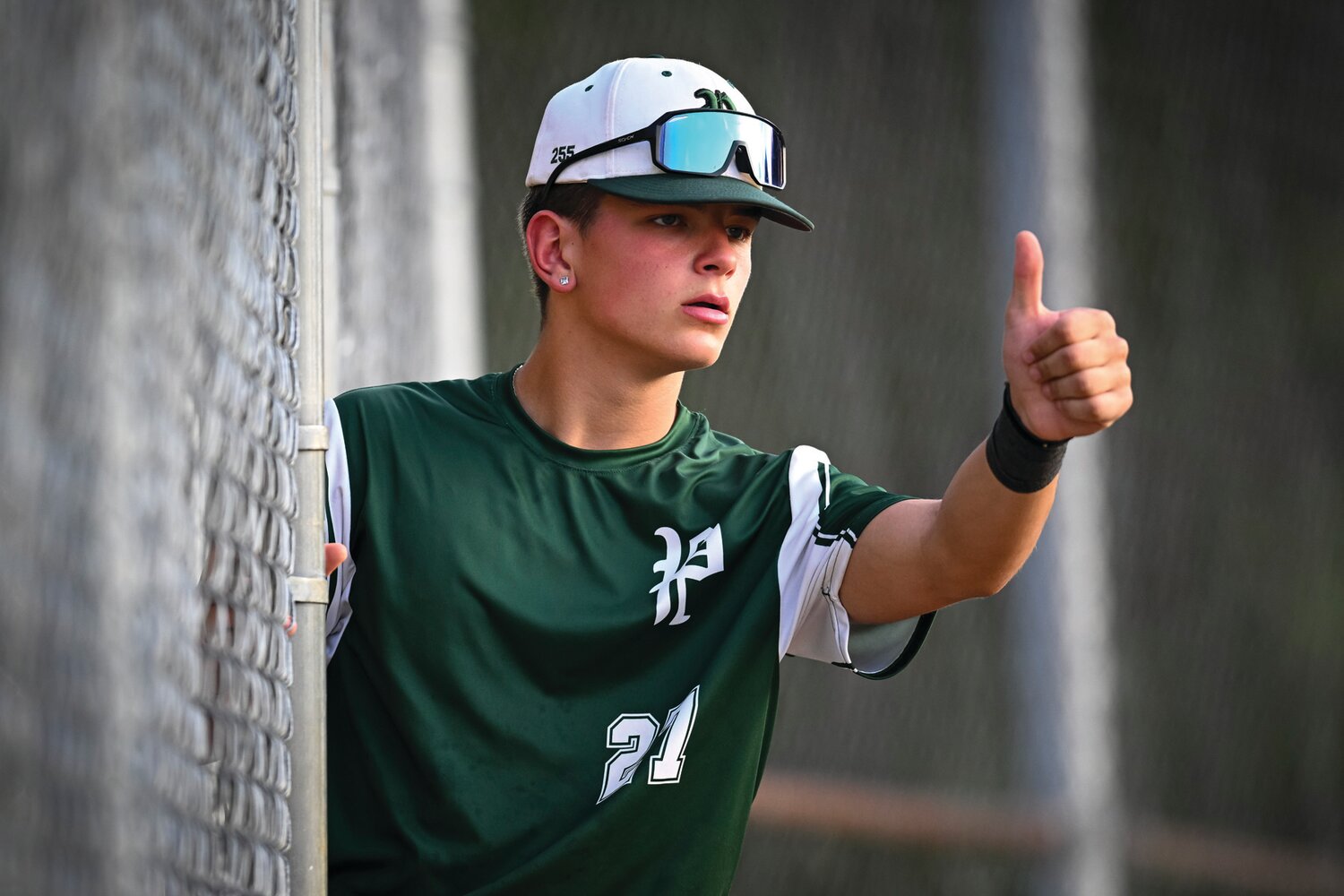 It was all thumbs up from Pennridge’s Antonio Lillo during the big six-run third inning.