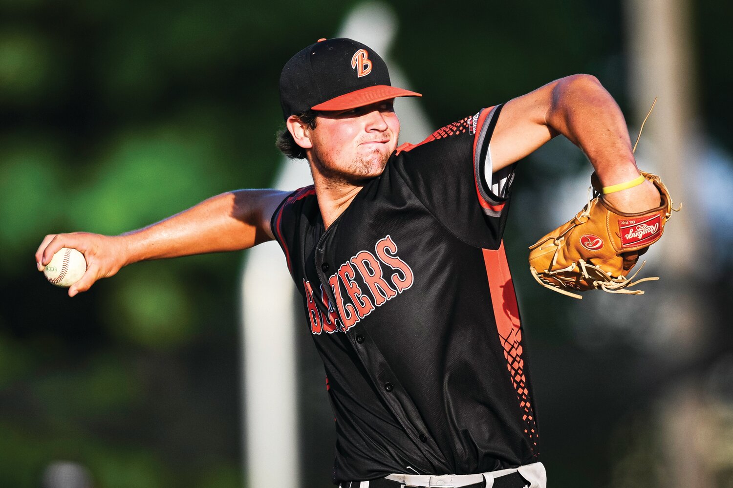 Quakertown Blazer Kannon Zdimal delivers a pitch for the East Coast Collegiate Baseball League Northern All-Star team during the fourth inning.