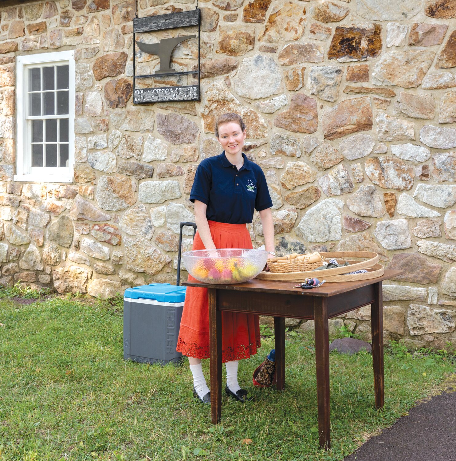 Corrine Kauermann, historical interpreter, educational programming team, Friends of Washington Crossing Park.