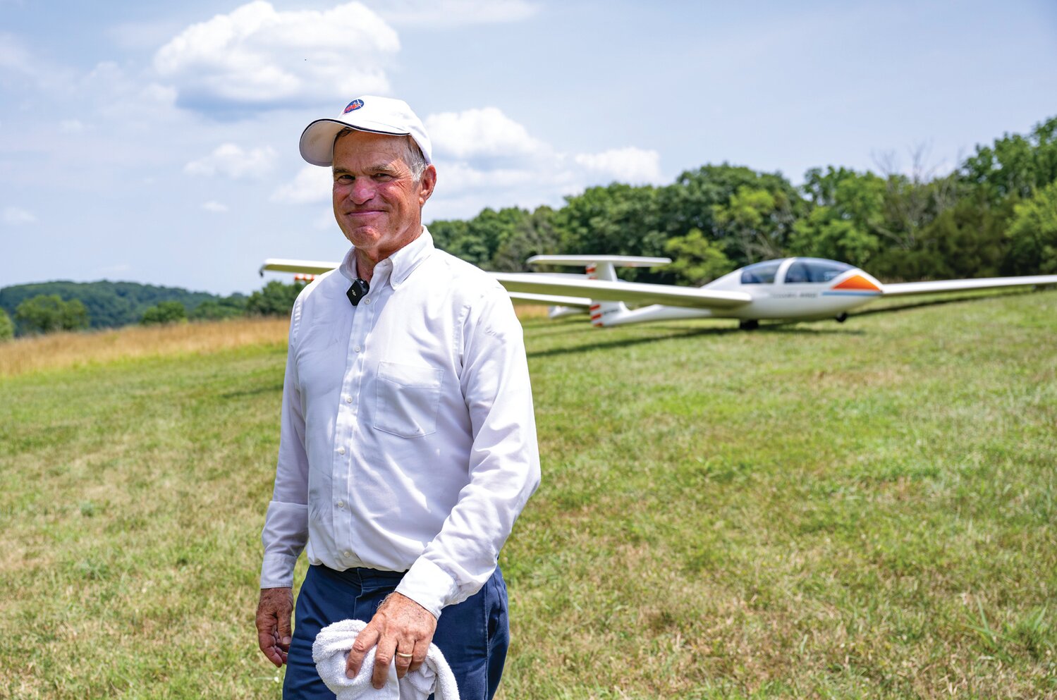 Gil Frost is president of Freedom’s Wings International, which provides people with disabilities the opportunity to fly specially adapted sailplanes.