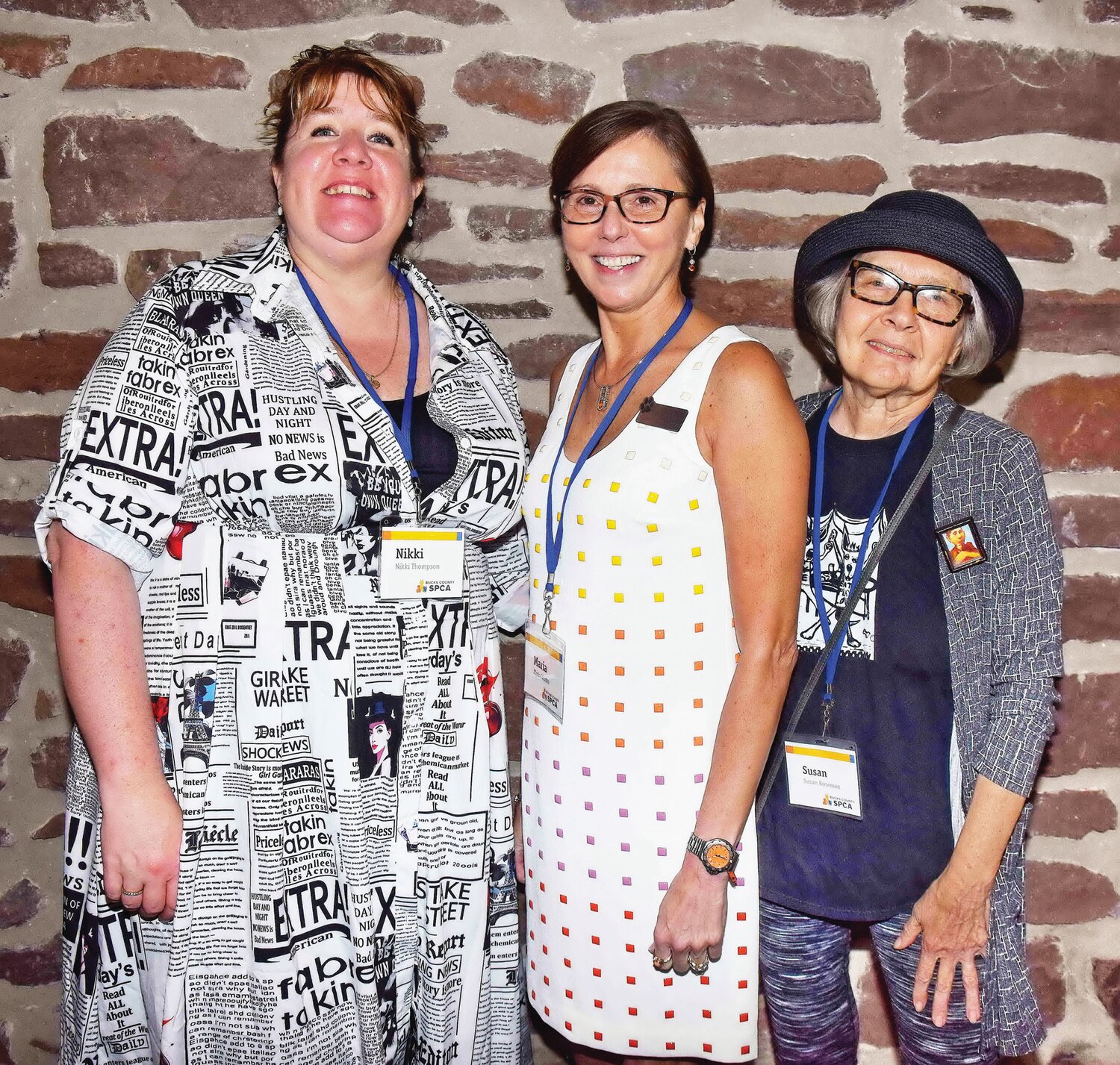 Nikki Thompson, Maria Wirths and Susan Roseman.