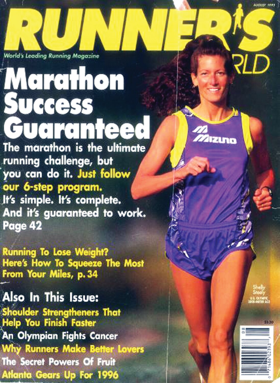 The cover of Runner’s World Magazine, August 1993.