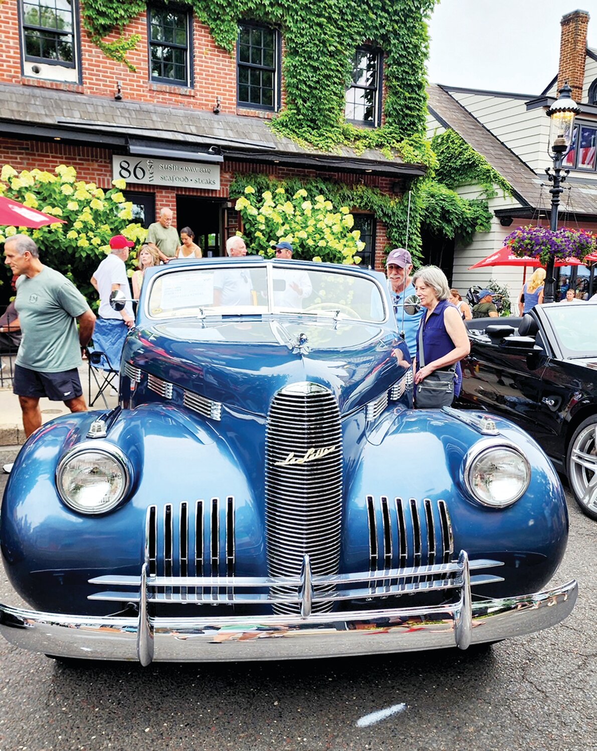 A 1940 Cadillac LaSalle Convertible, owned by Francis Gross.